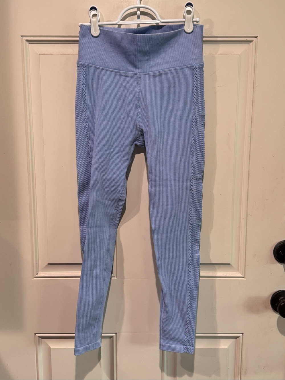 aerie offline High-Waist Textured Leggings - Periwinkle size small